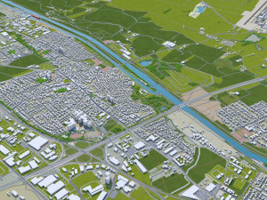 augsburg city germany 30km Modelo 3D