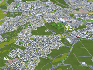 augsburg city germany 30km Modelo 3D