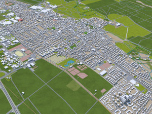 augsburg city germany 30km Modelo 3D
