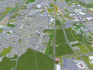 augsburg city germany 30km Modelo 3D