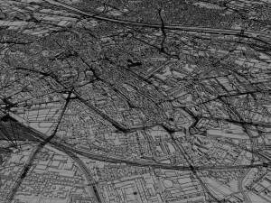 augsburg city germany 30km Modelo 3D