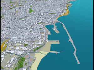 catania city italy 30km 3D Model