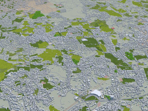 catania city italy 30km 3D Model