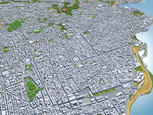 catania city italy 30km 3D Model