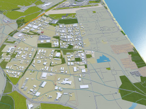 catania city italy 30km 3D Model