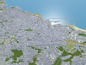 catania city italy 30km 3D Model