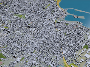 catania city italy 30km 3D Model
