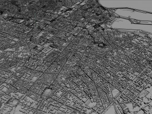 catania city italy 30km 3D Model