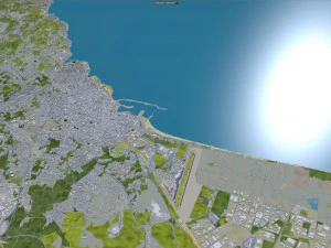 catania city italy 30km 3D Model