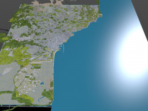 catania city italy 30km 3D Model