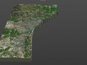catania city italy 30km 3D Model