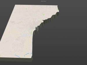 catania city italy 30km 3D Model
