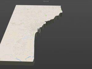 catania city italy 30km 3D Model
