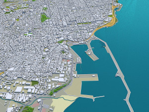 catania city italy 30km 3D Model