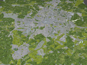 coventry city england 30km Modèle 3D
