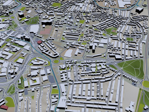 coventry city england 30km Modèle 3D
