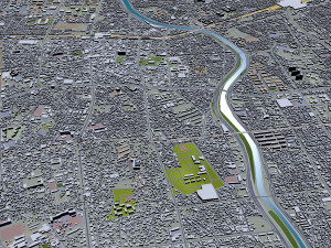 daegu city south korea 90km 3D Model