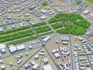 delhi city india 3D 모델