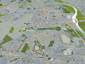 delhi city india 3D 모델