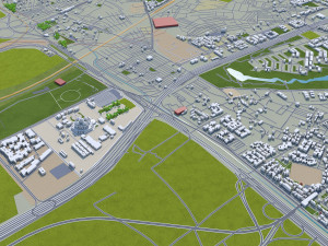 delhi city india 3D 모델