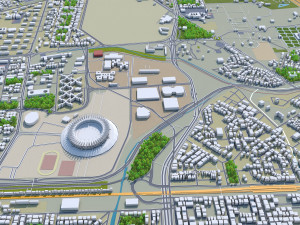 delhi city india 3D 모델