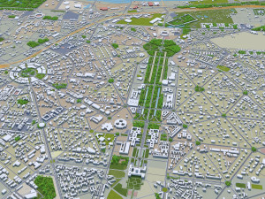 delhi city india 3D 모델