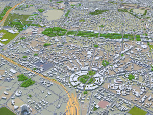 delhi city india 3D 모델