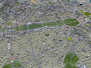 delhi city india 3D 모델