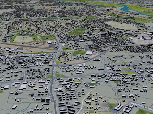 delhi city india 3D 모델