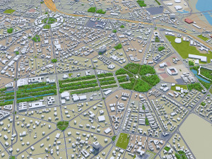 delhi city india 3D 모델