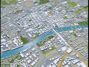 glasgow city scotland 3D Model