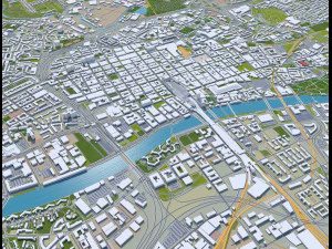 glasgow city scotland 3D Model