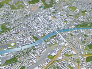 glasgow city scotland 3D Model