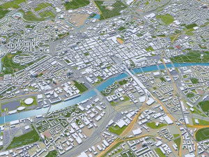 glasgow city scotland 3D Model