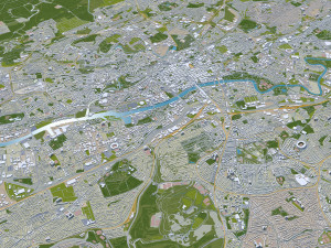 glasgow city scotland 3D Model