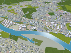 glasgow city scotland 3D Model