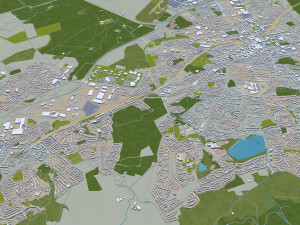 glasgow city scotland 3D Model