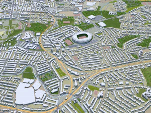 glasgow city scotland 3D Model