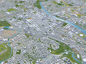 glasgow city scotland 3D Model