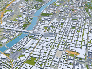 glasgow city scotland 3D Model