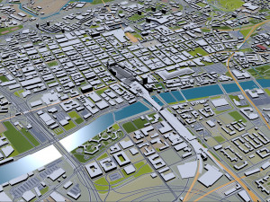 glasgow city scotland 3D Model