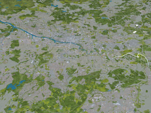 glasgow city scotland 3D Model