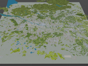 glasgow city scotland 3D Model