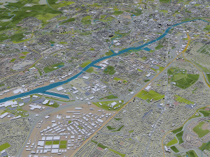 glasgow city scotland 3D Model