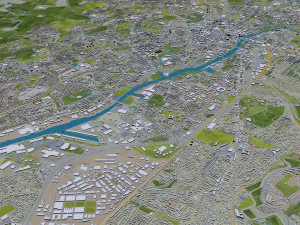 glasgow city scotland 3D Model