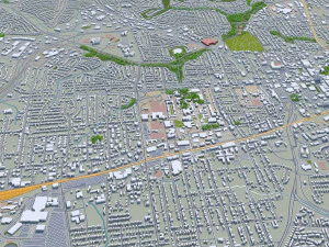 greensboro city north carolina usa 3D Model