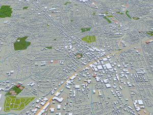 greensboro city north carolina usa 3D Модель