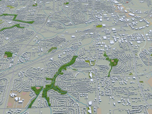 greensboro city north carolina usa 3D Модель