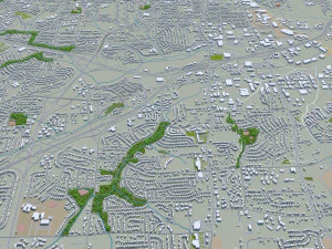 greensboro city north carolina usa 3D Model