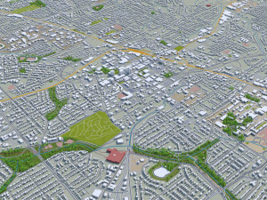 greensboro city north carolina usa 3D Модель